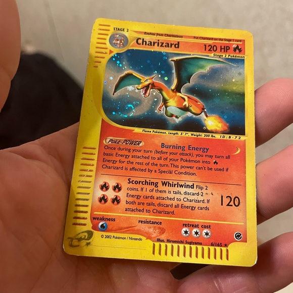 Expadition Charizard reg Holo 61/165 - Picture 4 of 7